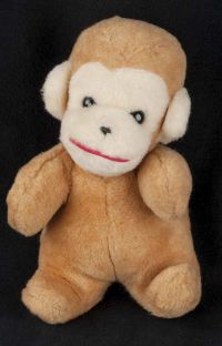 Gund Monkey Plush Stuffed Animal Rattle Lovey Vtg 1979